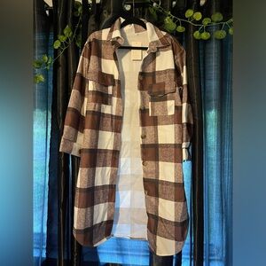 Long plus size jacket